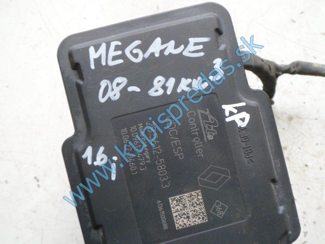 abs pumpa na renault megane III 1,6i 16V, 95CT2AAY2